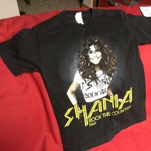 Ladies SHANIA TWAIN  concert tshirt